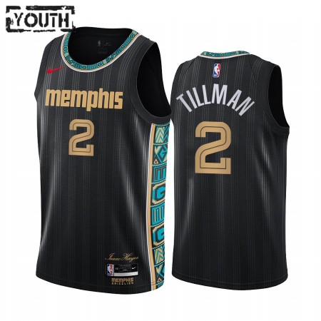Maglia NBA Memphis Grizzlies Xavier Tillman 2 2020-21 City Edition Swingman - Bambino